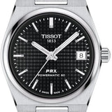 Buy Shop Tissot PRX Powermatic 80 Black Dial Silver Steel Strap Watch for Men - T137.207.11.051.00 USA Online