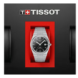 Buy Shop Tissot PRX Powermatic 80 Black Dial Silver Steel Strap Watch For Men - T137.407.11.051.00 USA Online