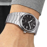 Buy Shop Tissot PRX Powermatic 80 Black Dial Silver Steel Strap Watch for Men - T137.407.11.051.00 USA Online