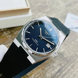 Buy Shop Tissot PRX Powermatic 80 Blue Dial Black Rubber Strap Watch for Men - T137.407.17.041.00 USA Online