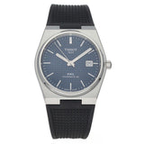 Buy Shop Tissot PRX Powermatic 80 Blue Dial Black Rubber Strap Watch for Men - T137.407.17.041.00 USA Online