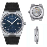 Buy Shop Tissot PRX Powermatic 80 Blue Dial Black Rubber Strap Watch for Men - T137.407.17.041.00 USA Online