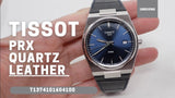 Buy Shop Tissot PRX Powermatic 80 Blue Dial Blue Leather Strap Watch for Men - T137.407.16.041.00 USA Online