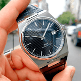 Buy Shop Tissot PRX Powermatic 80 Blue Dial Blue Leather Strap Watch for Men - T137.407.16.041.00 USA Online