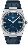 Buy Shop Tissot PRX Powermatic 80 Blue Dial Blue Leather Strap Watch for Men - T137.407.16.041.00 USA Online