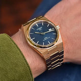 Buy Shop Tissot PRX Powermatic 80 Blue Dial Rose Gold Steel Strap Watch for Men - T137.407.33.041.00 USA Online