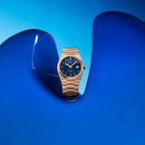 Buy Shop Tissot PRX Powermatic 80 Blue Dial Rose Gold Steel Strap Watch for Men - T137.407.33.041.00 USA Online