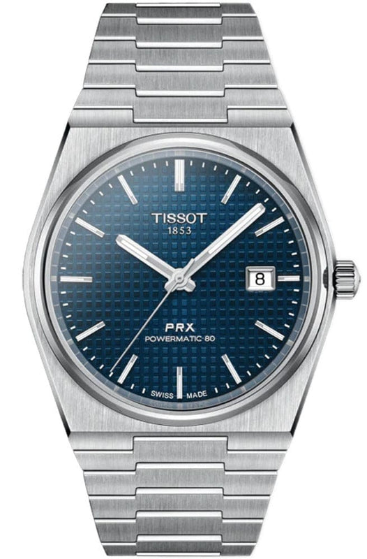 Buy Shop Tissot PRX Powermatic 80 Blue Dial Silver Steel Strap Watch For Men - T137.407.11.041.00 USA Online