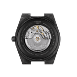 Tissot PRX Powermatic 80 Carbon Black Dial Black Rubber Strap Watch for Men - T137.907.97.201.00