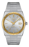 Buy Shop Tissot PRX Powermatic 80 Gold Automatic Silver Dial Silver Steel Strap Watch for Men - T931.407.41.031.01 USA Online