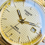 Buy Shop Tissot PRX Powermatic 80 Gold Dial Gold Steel Strap Watch for Men - T137.407.33.021.00 USA Online