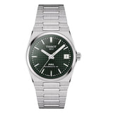 Tissot PRX Powermatic 80 Green Dial Silver Steel Strap Watch for Men - T137.207.11.091.00