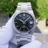 Tissot PRX Powermatic 80 Green Dial Silver Steel Strap Watch for Men - T137.207.11.091.00