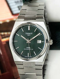 Buy Shop Tissot PRX Powermatic 80 Green Dial Silver Steel Strap Watch For Men - T137.407.11.091.00 USA Online