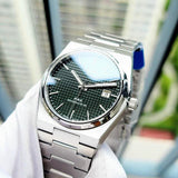 Buy Shop Tissot PRX Powermatic 80 Green Dial Silver Steel Strap Watch For Men - T137.407.11.091.00 USA Online