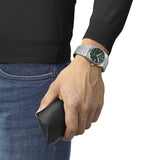 Buy Shop Tissot PRX Powermatic 80 Green Dial Silver Steel Strap Watch For Men - T137.407.11.091.00 USA Online