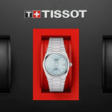 Buy Shop Tissot PRX Powermatic 80 Ice Blue Dial Silver Steel Strap Watch for Men - T137.207.11.351.00 USA Online
