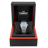 Tissot PRX Powermatic 80 Ice Blue Dial Silver Steel Strap Watch for Men - T137.207.11.351.00