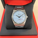 Buy Shop Tissot PRX Powermatic 80 Ice Blue Tiffany Dial Silver Steel Strap Watch for Men - T137.407.11.351.00 USA Online