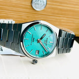 Tissot PRX Powermatic 80 Light Green Dial Silver Steel Strap Watch for Men - T137.207.11.091.01