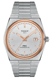 Buy Shop Tissot PRX Powermatic 80 Silver Dial Silver Steel Strap Watch For Men - T1374072203100 USA Online