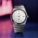 Buy Shop Tissot PRX Powermatic 80 White Dial Silver Steel Strap Watch for Men - T137.207.11.111.00 USA Online