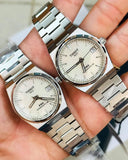 Tissot PRX Powermatic 80 White Dial Silver Steel Strap Watch for Men - T137.207.11.111.00