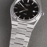 Buy Shop Tissot PRX Quartz Black Dial Silver Steel Strap Watch For Men - T137.410.11.051.00 USA Online