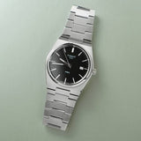 Buy Shop Tissot PRX Quartz Black Dial Silver Steel Strap Watch For Men - T137.410.11.051.00 USA Online