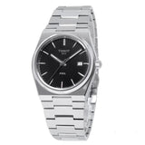 Buy Shop Tissot PRX Quartz Black Dial Silver Steel Strap Watch For Men - T137.410.11.051.00 USA Online