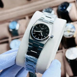 Buy Shop Tissot PRX Quartz Diamonds Black Dial Silver Steel Strap Watch for Women - T137.010.11.056.00 USA Online