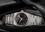 Buy Shop Tissot PRX Quartz Diamonds Black Dial Silver Steel Strap Watch for Women - T137.010.11.056.00 USA Online