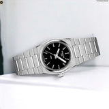 Buy Shop Tissot PRX Quartz Diamonds Black Dial Silver Steel Strap Watch for Women - T137.010.11.056.00 USA Online