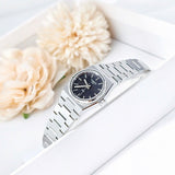 Tissot PRX Quartz Diamonds Black Dial Silver Steel Strap Watch for Women - T137.010.11.056.00