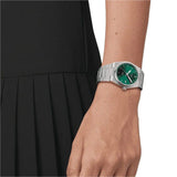 Buy Shop Tissot PRX Quartz Green Dial Steel Silver Steel Strap Watch for Men - T137.410.11.081.00 USA Online