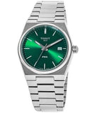 Buy Shop Tissot PRX Quartz Green Dial Steel Silver Steel Strap Watch for Men - T137.410.11.081.00 USA Online