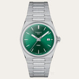 Buy Shop Tissot PRX Quartz Green Dial Steel Silver Steel Strap Watch for Men - T137.410.11.081.00 USA Online