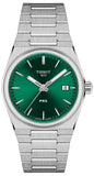 Buy Shop Tissot PRX Quartz Green Dial Steel Silver Steel Strap Watch for Men - T137.410.11.081.00 USA Online