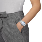 Buy Shop Tissot PRX Quartz Ice Blue Dial Silver Steel Strap Watch for Women - T137.010.11.351.00 USA Online