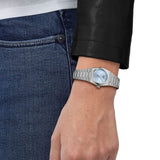 Buy Shop Tissot PRX Quartz Ice Blue Dial Silver Steel Strap Watch for Women - T137.010.11.351.00 USA Online