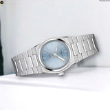Buy Shop Tissot PRX Quartz Ice Blue Dial Silver Steel Strap Watch for Women - T137.010.11.351.00 USA Online