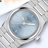 Buy Shop Tissot PRX Quartz Ice Blue Dial Silver Steel Strap Watch for Women - T137.010.11.351.00 USA Online