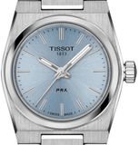 Buy Shop Tissot PRX Quartz Ice Blue Dial Silver Steel Strap Watch for Women - T137.010.11.351.00 USA Online