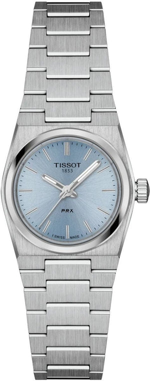 Buy Shop Tissot PRX Quartz Ice Blue Dial Silver Steel Strap Watch for Women - T137.010.11.351.00 USA Online