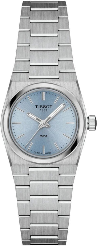 Buy Shop Tissot PRX Quartz Ice Blue Dial Silver Steel Strap Watch for Women - T137.010.11.351.00 USA Online