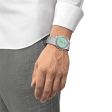 Buy Shop Tissot PRX Quartz Light Green Dial Silver Steel Strap Watch for Men - T137.410.11.091.01 USA Online