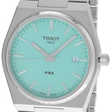 Buy Shop Tissot PRX Quartz Light Green Dial Silver Steel Strap Watch for Men - T137.410.11.091.01 USA Online