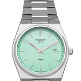 Buy Shop Tissot PRX Quartz Light Green Dial Silver Steel Strap Watch for Men - T137.410.11.091.01 USA Online
