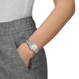 Buy Shop Tissot PRX Quartz Mother of Pearl Dial Silver Steel Strap Watch for Women - T137.010.11.111.00 USA Online