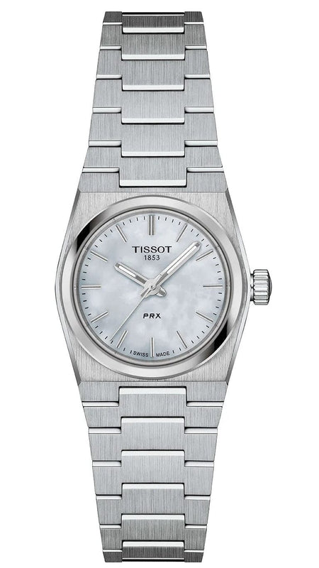 Buy Shop Tissot PRX Quartz Mother of Pearl Dial Silver Steel Strap Watch for Women - T137.010.11.111.00 USA Online